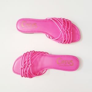 Circus By Sam Edelman Bright Neon Pink Slippers
